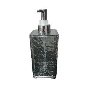 Smoked Plastic Pump Dispenser · Chrome Finish